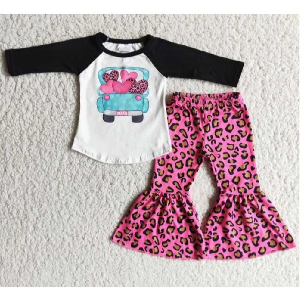 Valentine's Cheetah Truck Outfit